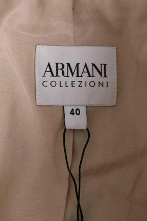 Blazer Giorgio Armani Beige en Lin