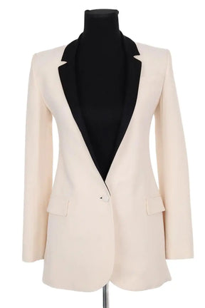 Blazer Gucci Beige en Soie, taille XS - Seconde Main