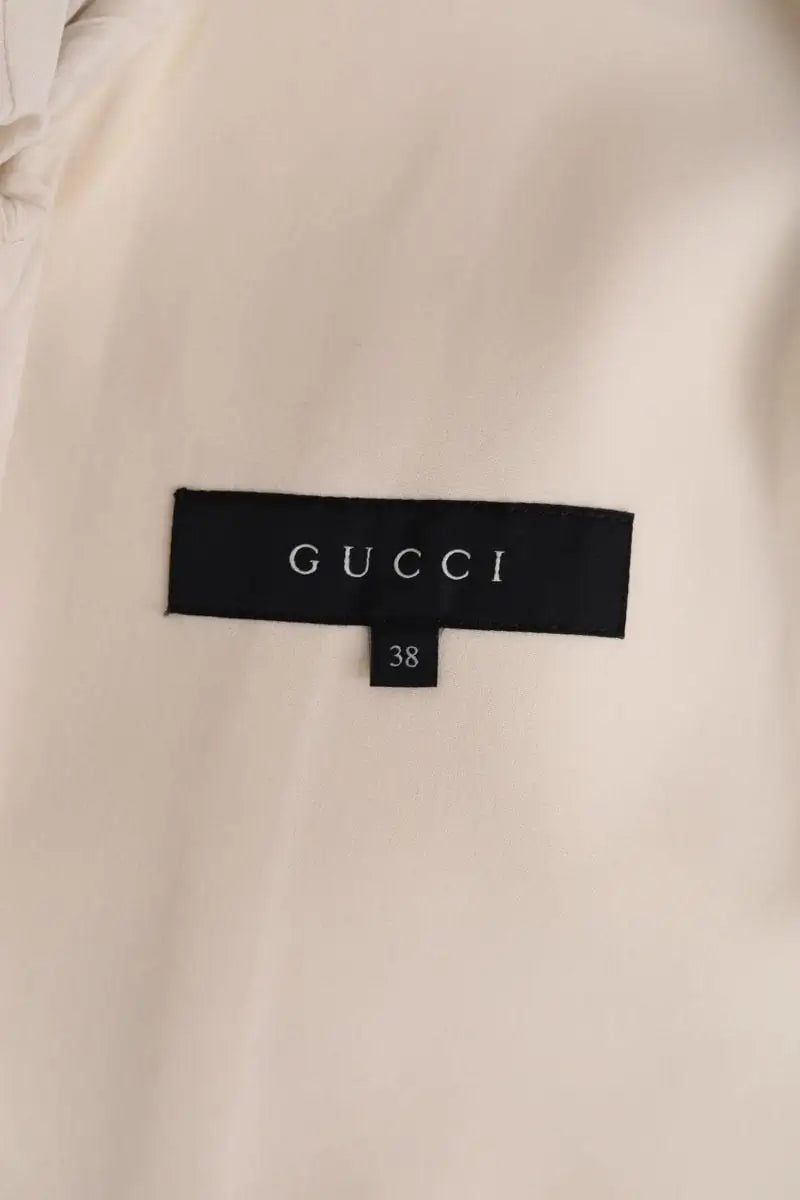 Blazer Gucci Beige en Soie
