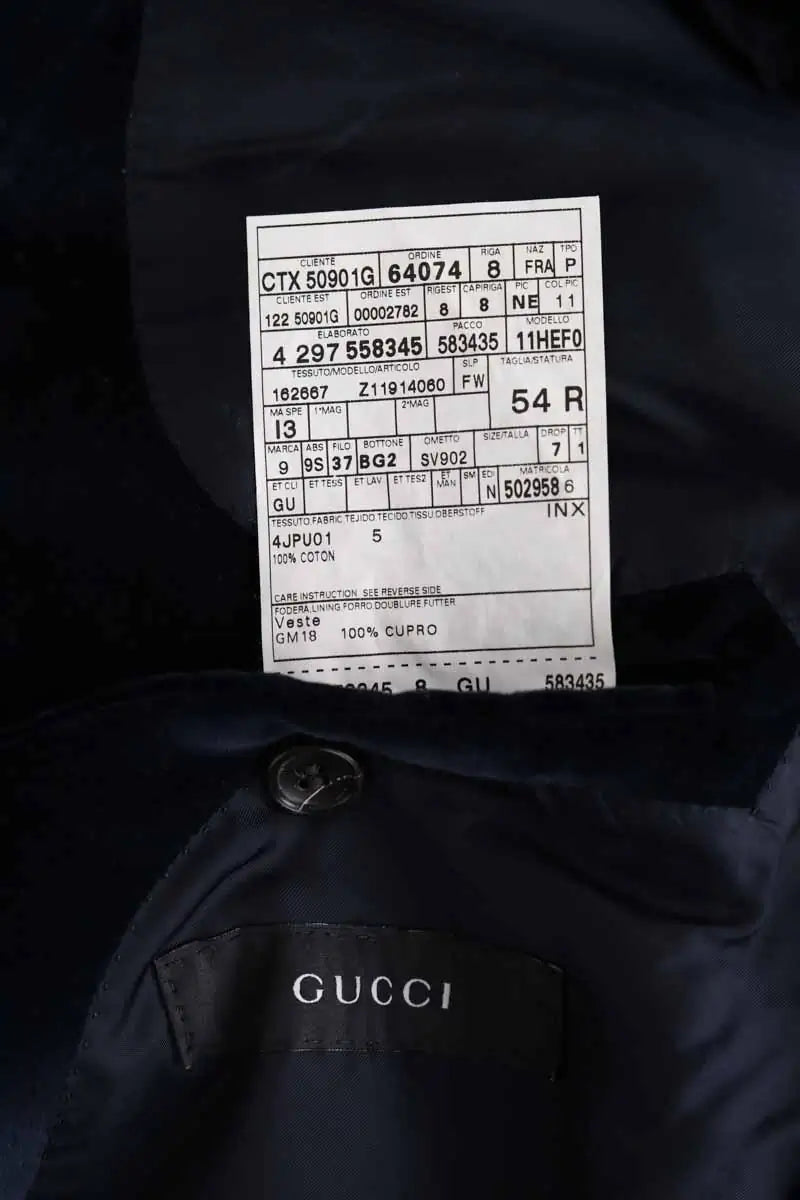 Blazer Gucci Marine en Coton