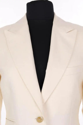 Blazer Hartwood Ecru en Laine