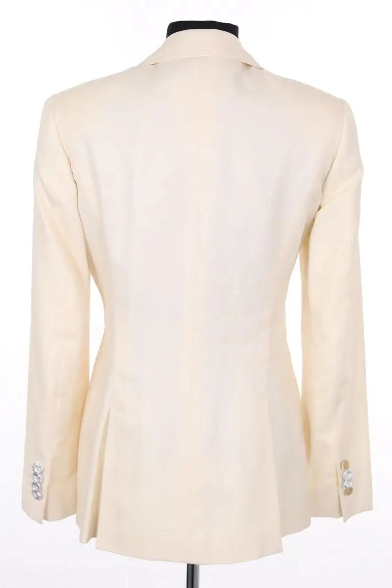 Blazer Hartwood Ecru en Laine