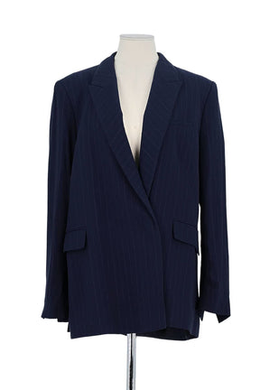 Blazer Hugo Boss Marine en Viscose, taille XXL - Seconde Main