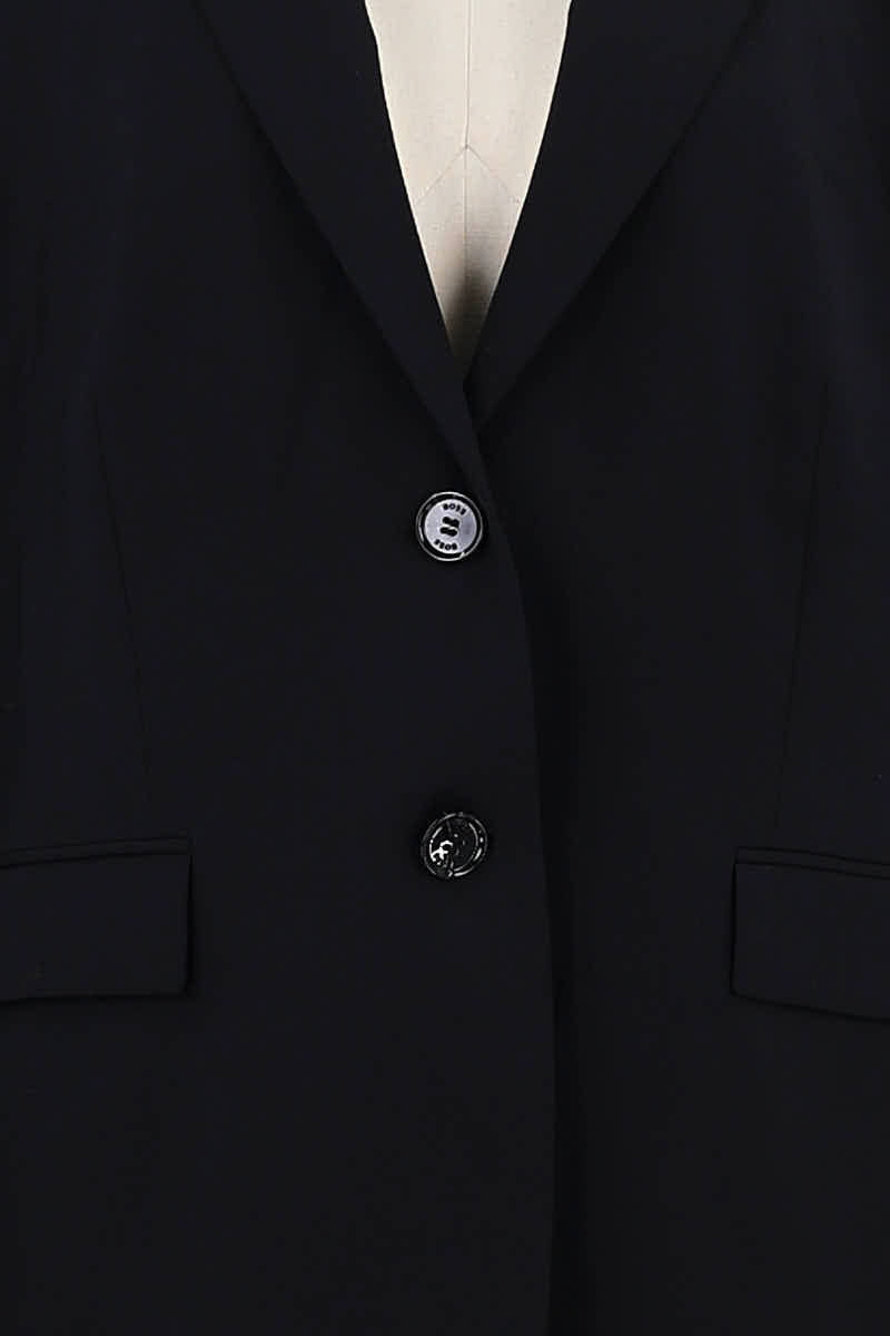 Blazer Hugo Boss Noir en Laine