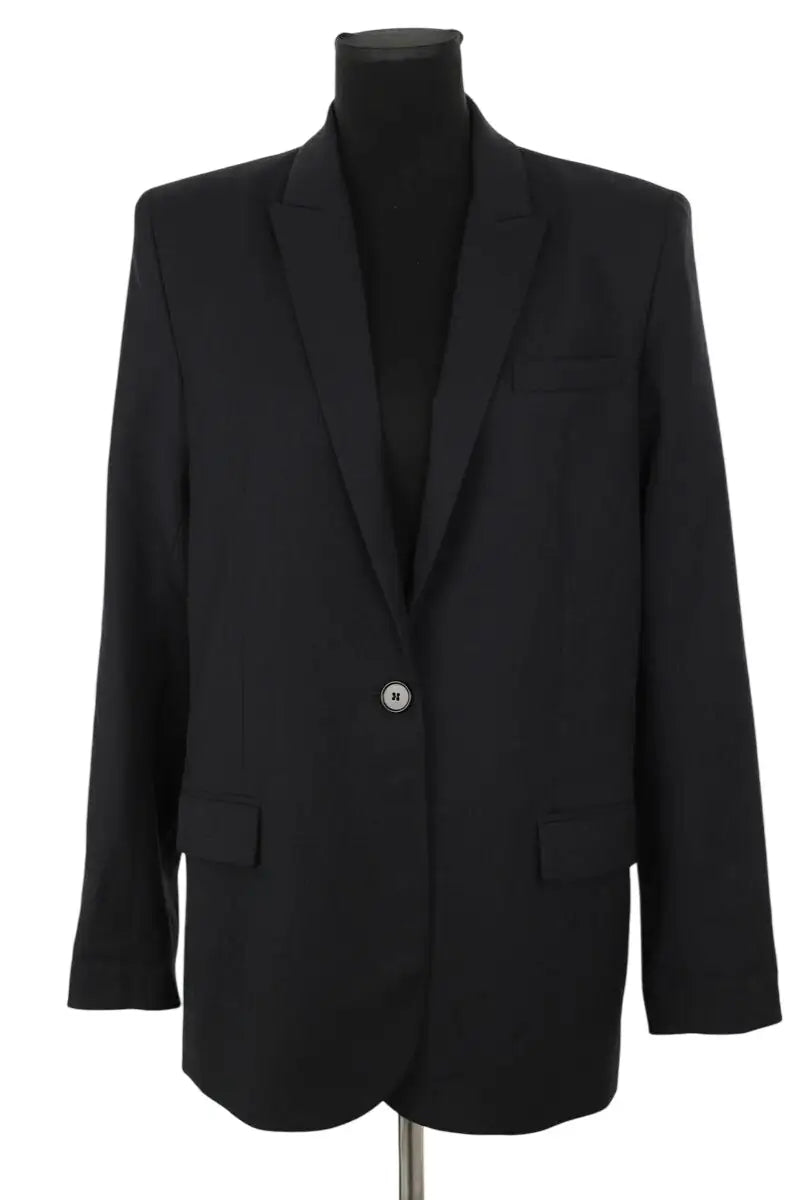 Blazer Iro Allan Noir en Laine, taille S - Seconde Main