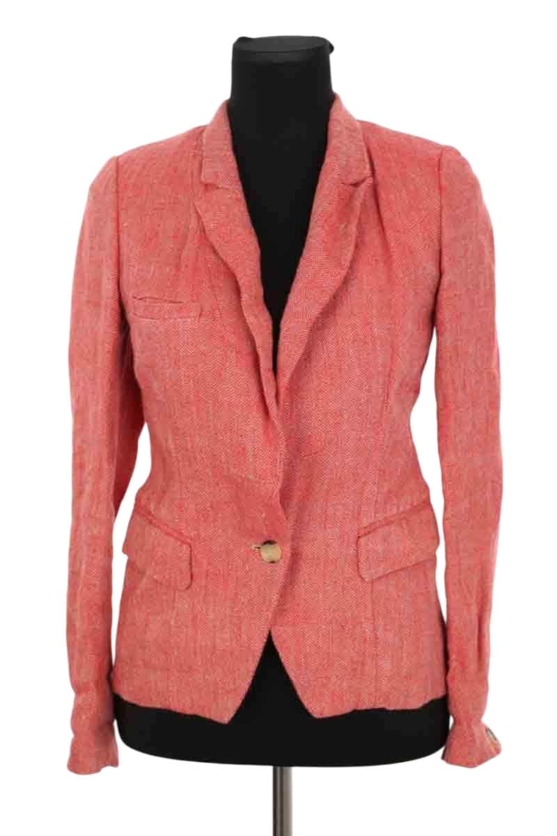 Blazer Isabel Marant Rouge en Coton, taille XS - Seconde Main