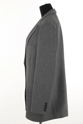 Blazer Jaquett Gris en Laine