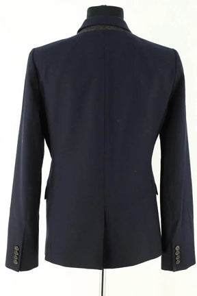 Blazer J.Crew Marine en Laine