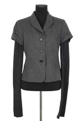 Blazer Jean Paul Gaultier Gris en Laine, taille M - Seconde Main