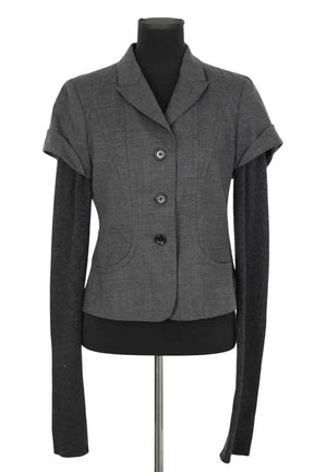 Blazer Jean Paul Gaultier Gris en Laine, taille M - Seconde Main