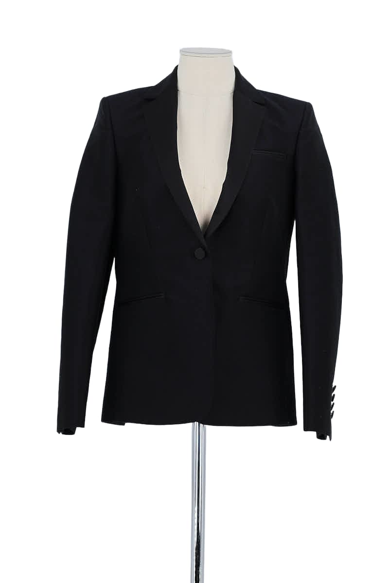 Blazer Karl Lagerfeld Noir en Coton, taille XS - Seconde Main
