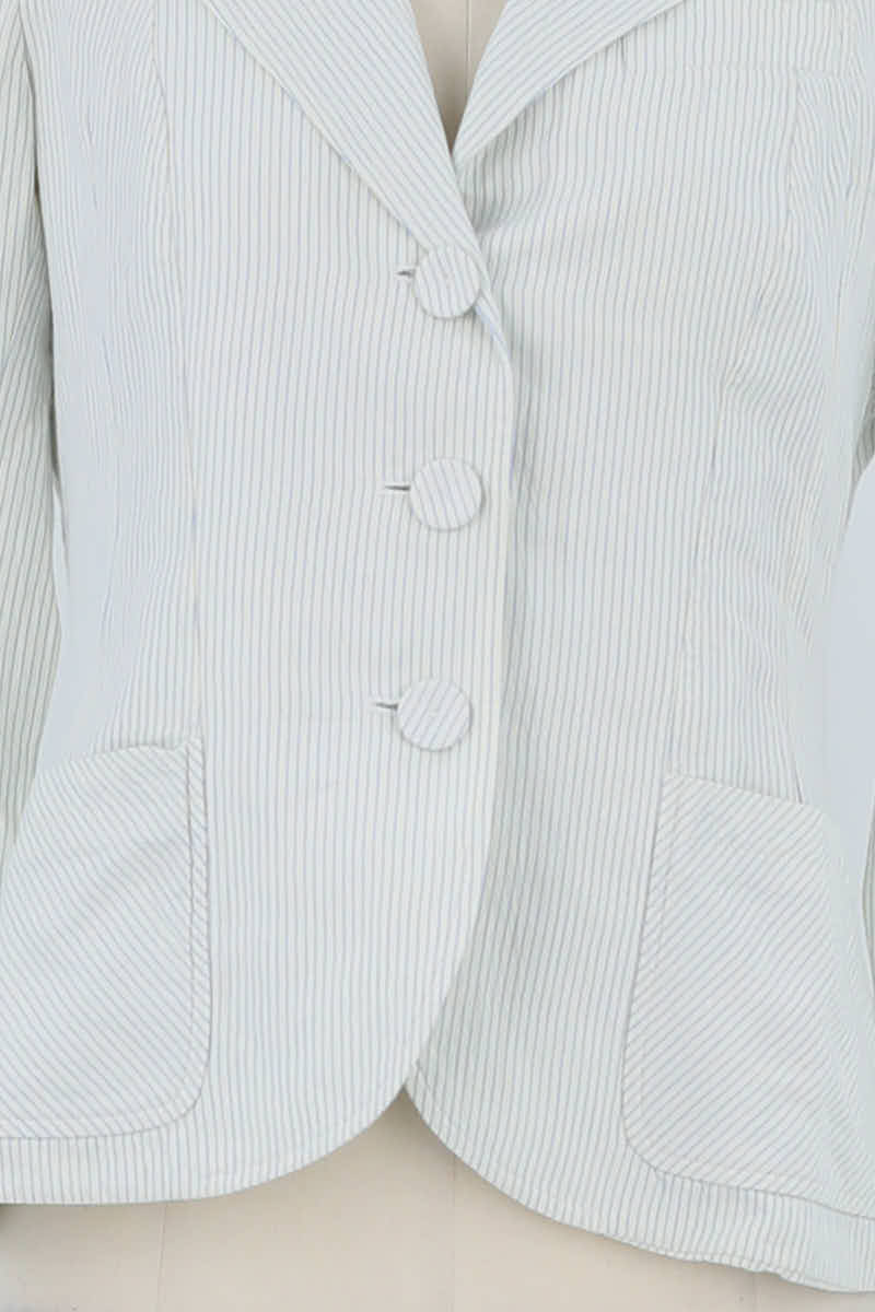 Blazer Kenzo Blanc en Coton