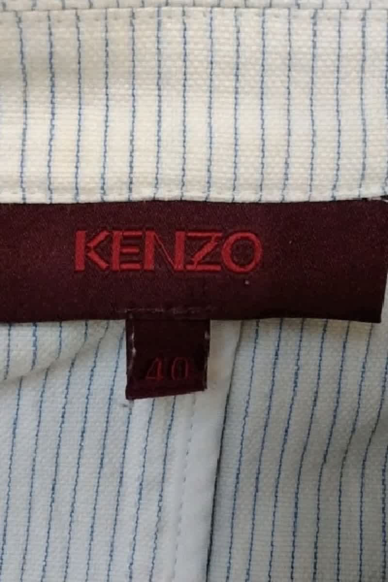 Blazer Kenzo Blanc en Coton