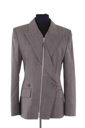 Blazer Louis Vuitton Gris en Laine, taille S - Seconde Main