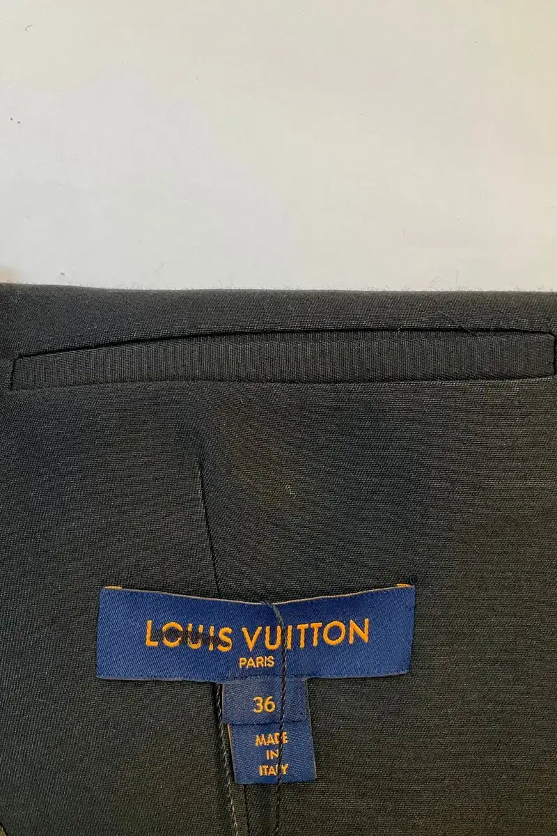 Blazer Louis Vuitton Noir en Lin
