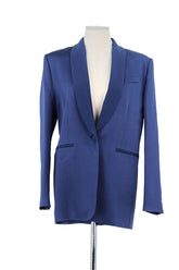 Blazer Maison Sarah Lavoine Bleu en Viscose, taille XS - Seconde Main