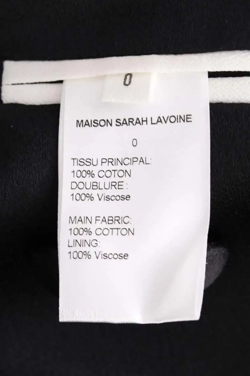 Blazer Maison Sarah Lavoine Bordeaux en Coton