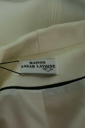 Blazer Maison Sarah Lavoine Ecru en Synthétique
