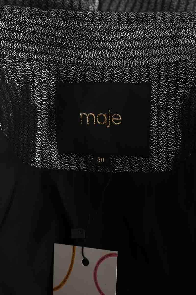 Blazer Maje Argent en Synthétique
