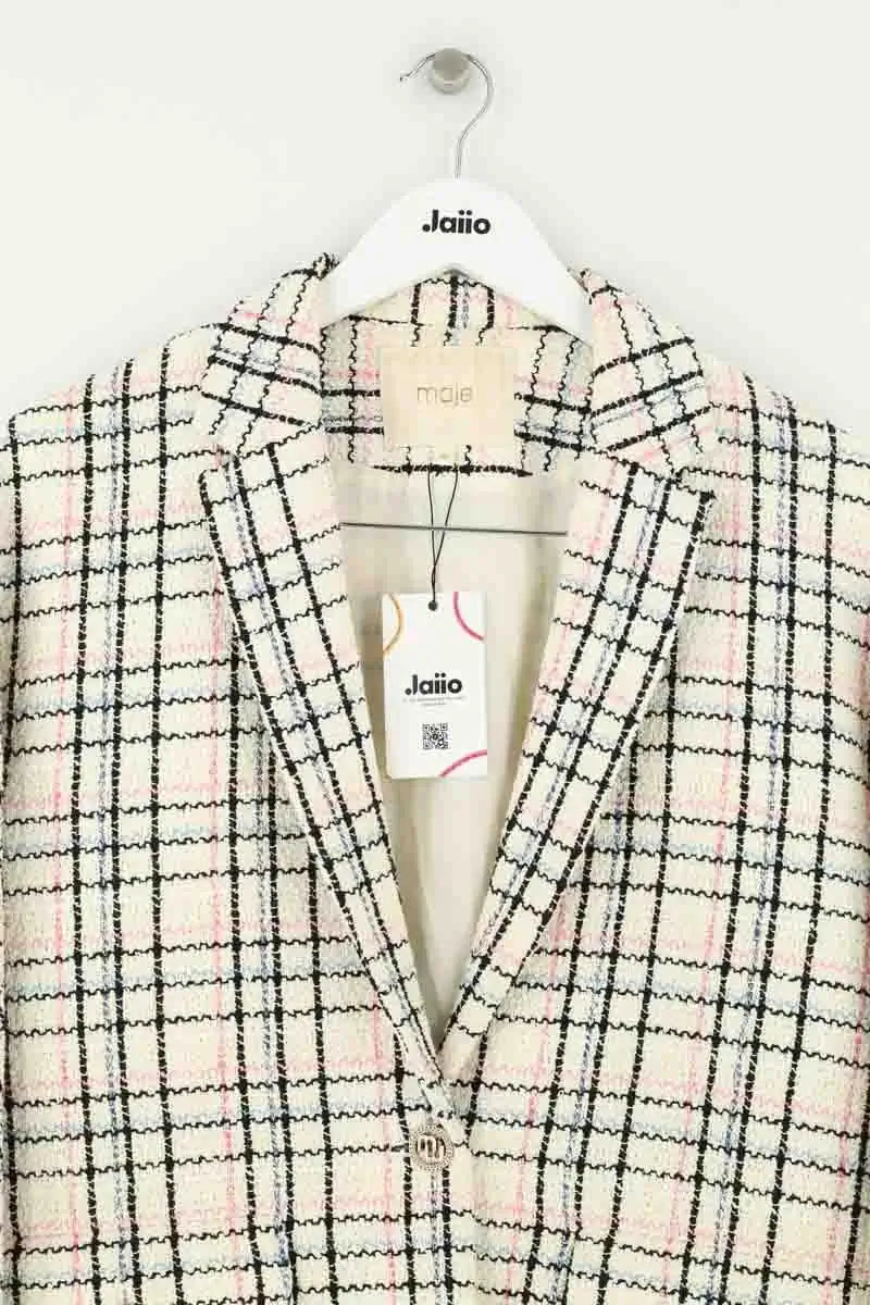 Blazer Maje Ecru en Coton