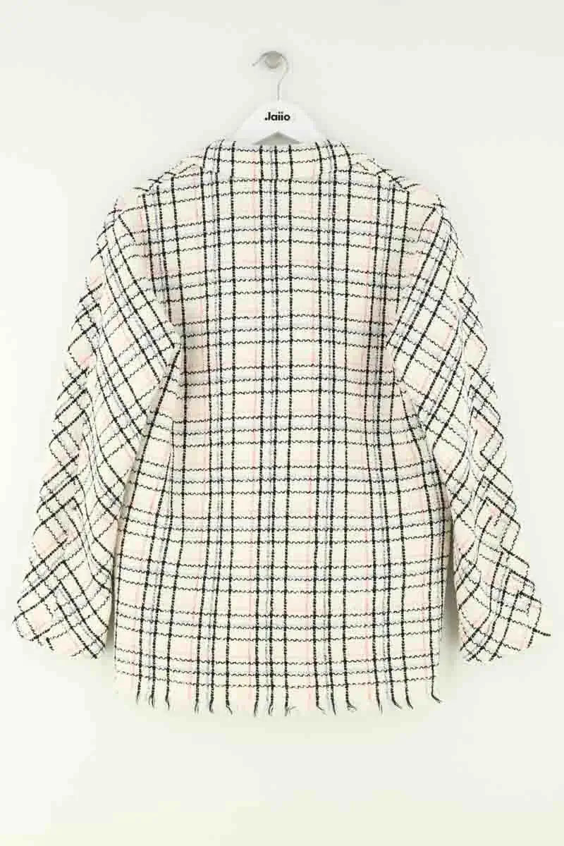 Blazer Maje Ecru en Coton