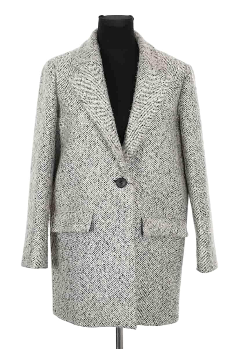 Blazer Maje Gris en Polyester, taille M - Seconde Main