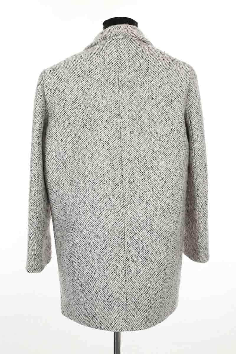 Blazer Maje Gris en Polyester