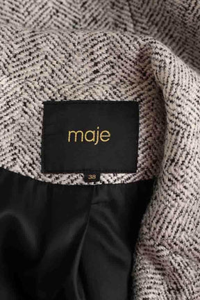 Blazer Maje Gris en Polyester
