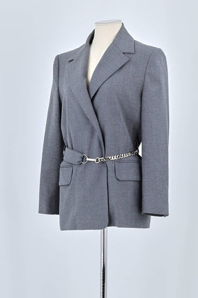 Blazer Maje Gris en Viscose
