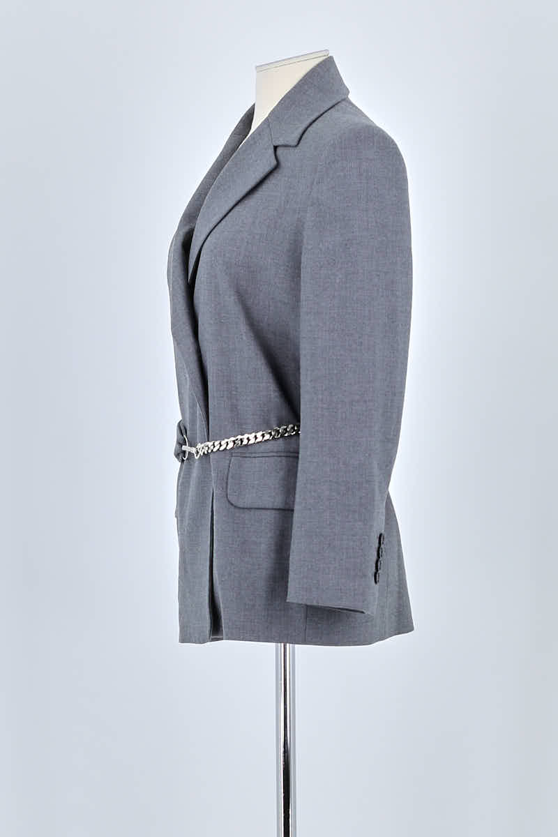 Blazer Maje Gris en Viscose