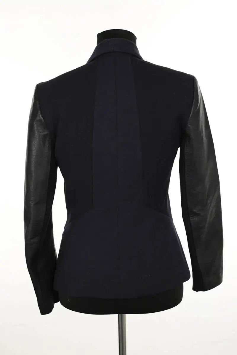 Blazer Maje Marine en Laine