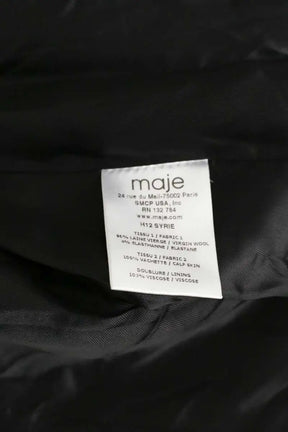 Blazer Maje Marine en Laine