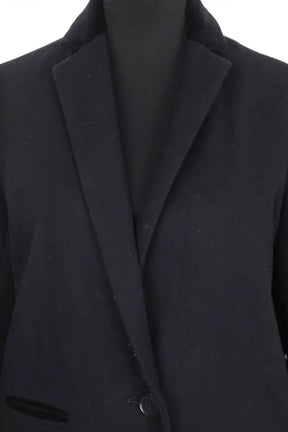 Blazer Maje Noir en Laine
