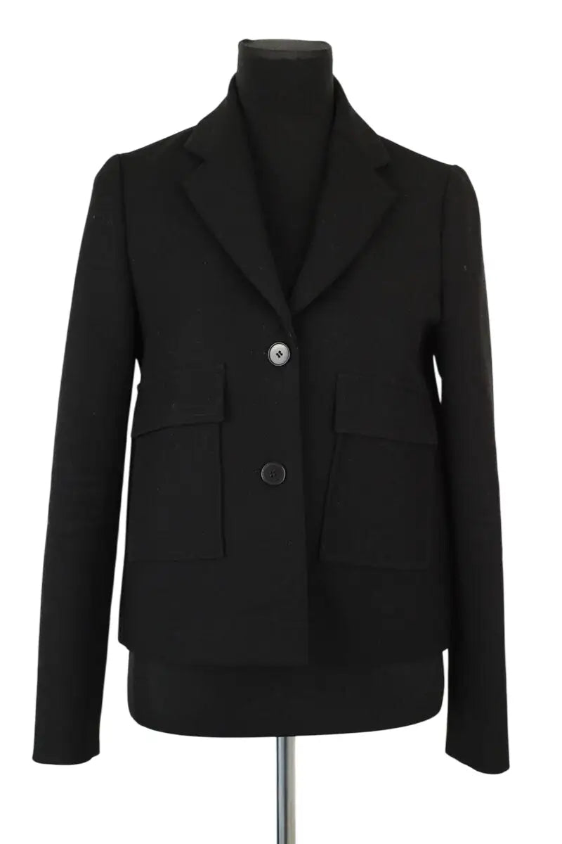 Blazer Maje Noir en Polyester, taille S - Seconde Main