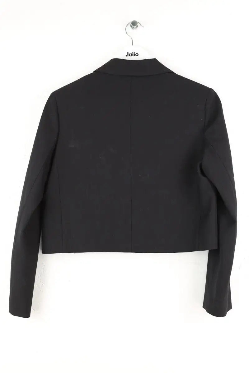 Blazer Maje Noir en Synthétique