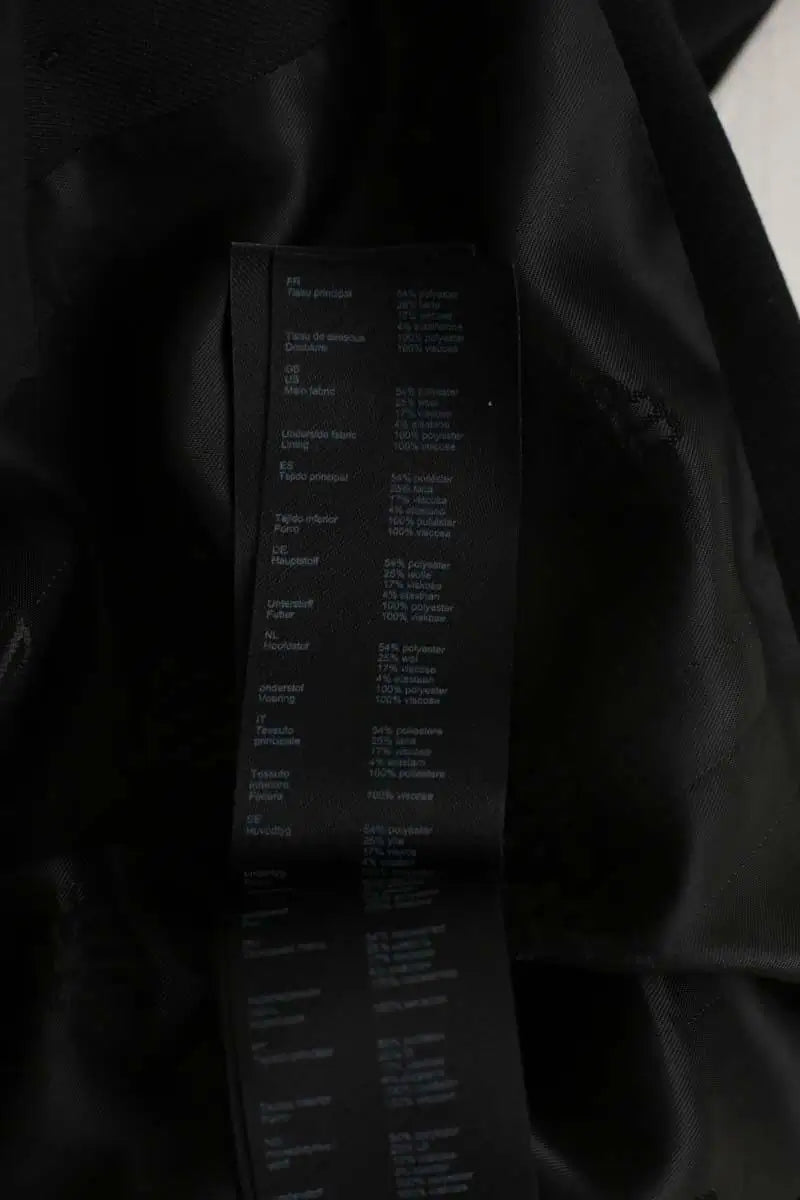 Blazer Maje Noir en Synthétique