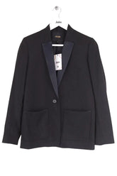 Blazer Maje Noir en Viscose, taille M - Seconde Main