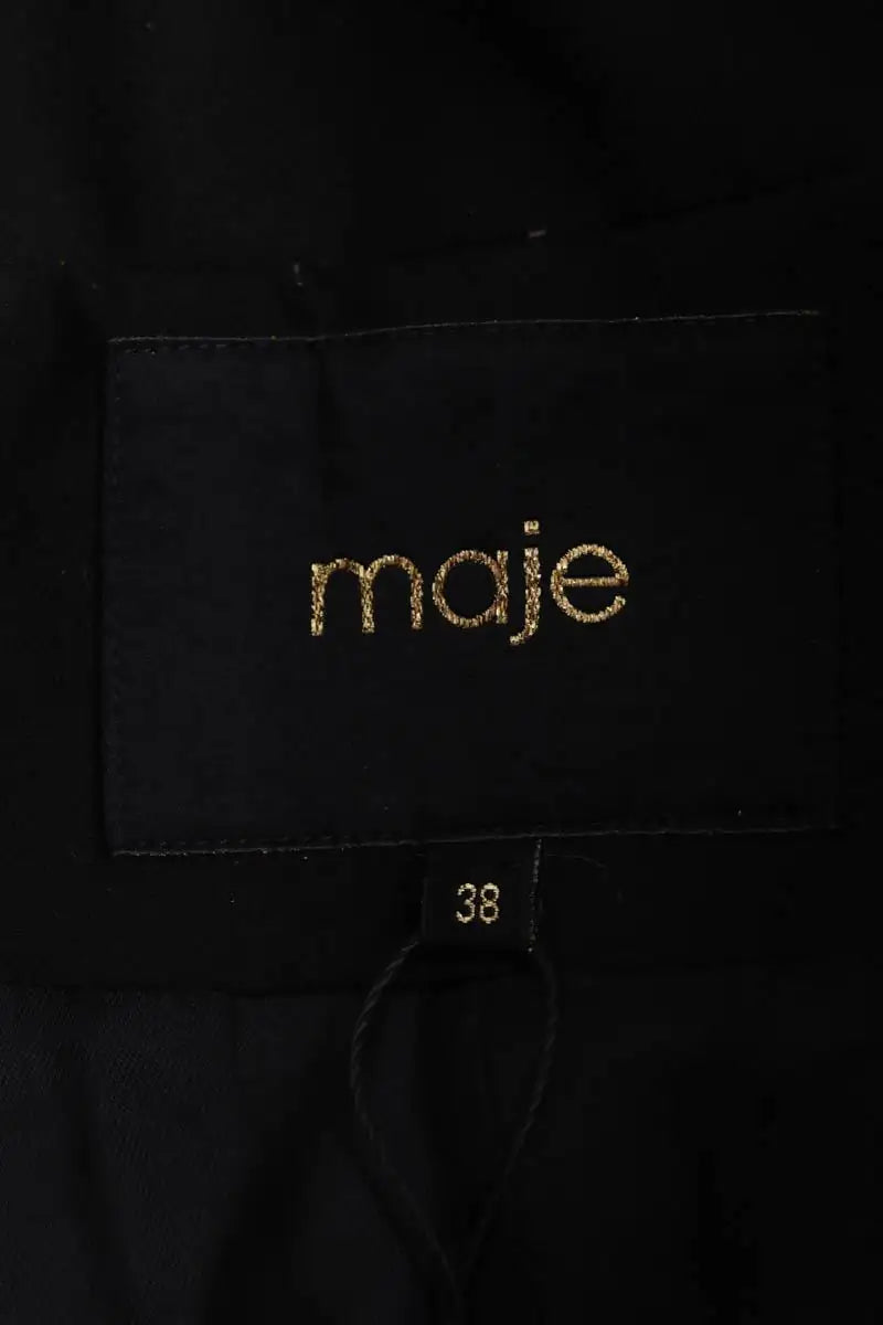 Blazer Maje Noir en Viscose