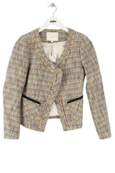Blazer Maje Rose en Coton, taille S - Seconde Main