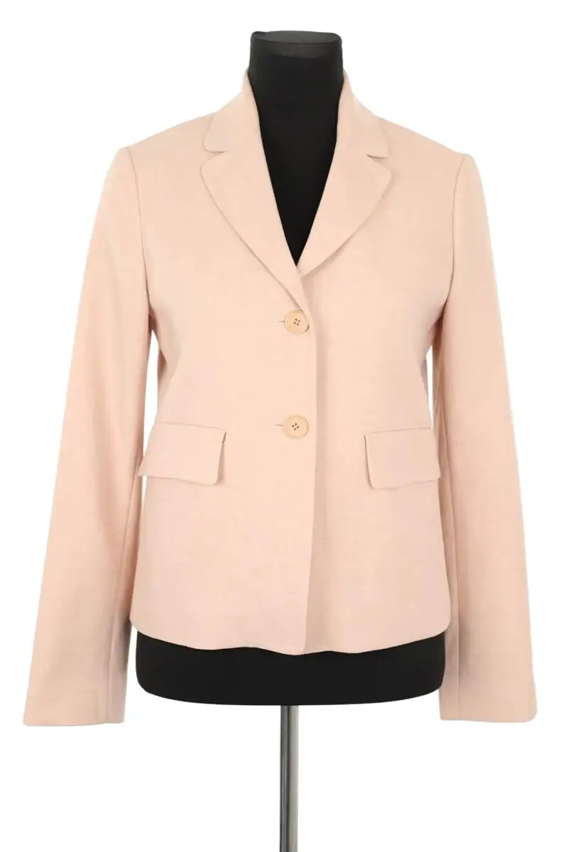 Blazer Maje Rose en Synthétique, taille M - Seconde Main