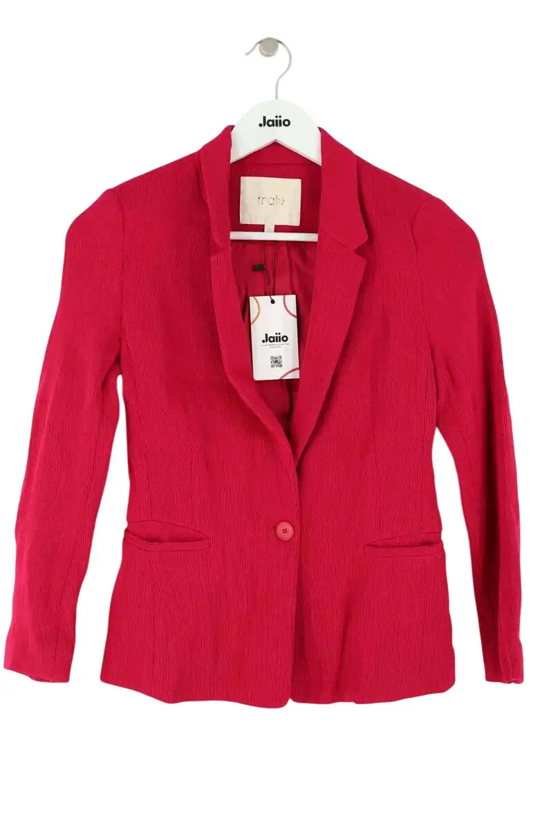 Blazer Maje Rose en Viscose, taille S - Seconde Main