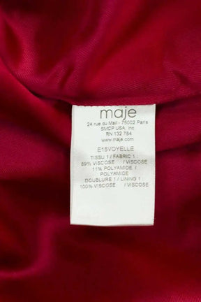 Blazer Maje Rose en Viscose