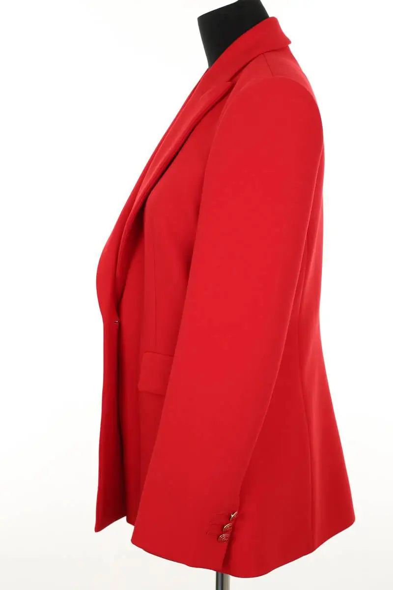 Blazer Maje Varmin Rouge en Polyester