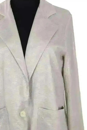 Blazer Majestic Filatures Argent en Lin