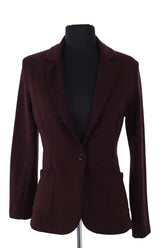 Blazer Majestic Filatures Marron en Viscose, taille S - Seconde Main
