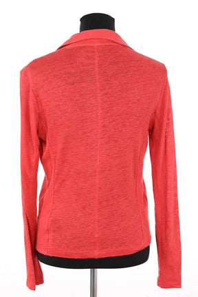 Blazer Majestic Filatures Rouge en Lin
