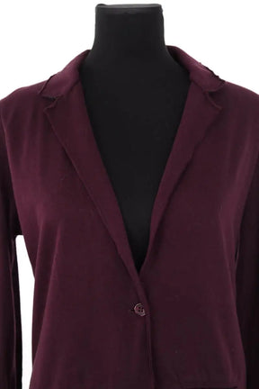 Blazer Majestic Filatures Violet en Coton