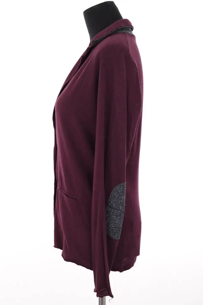 Blazer Majestic Filatures Violet en Coton