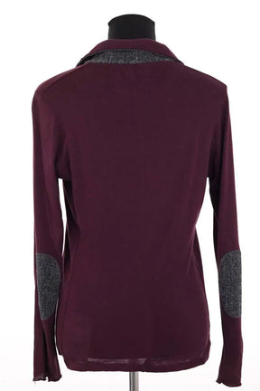 Blazer Majestic Filatures Violet en Coton