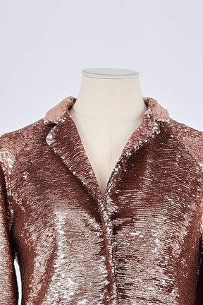 Blazer Manoush Rose en Paillettes